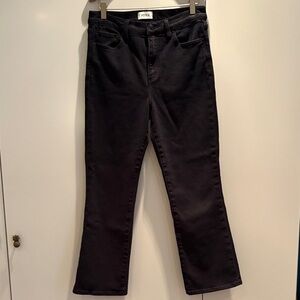 Pistola Black Flare Cropped Jeans